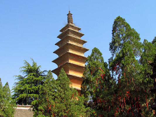 A scenic view of Pingdingshan Faxingsita