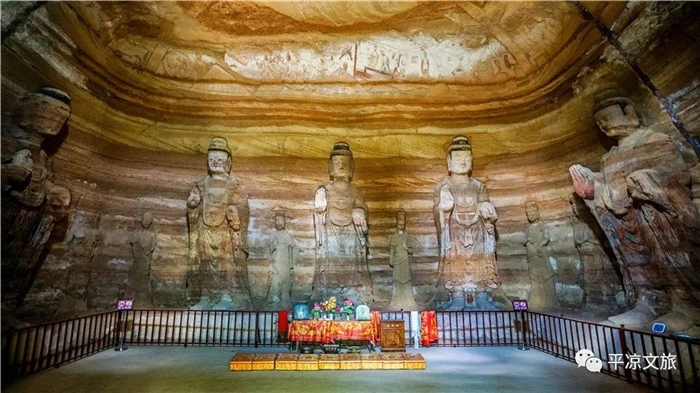 A scenic view of Pingliang Nanshikusi