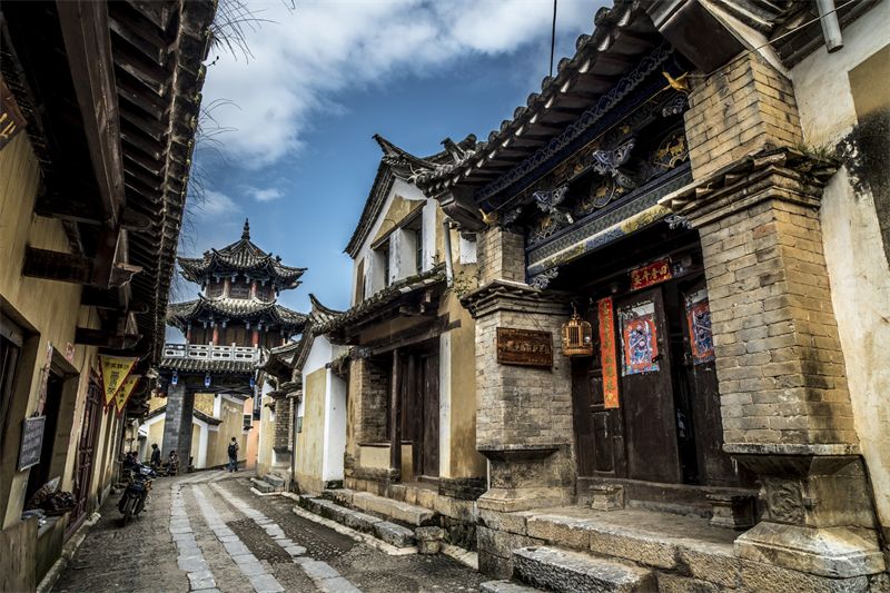 A scenic view of Puer Mojiang Wenmiao