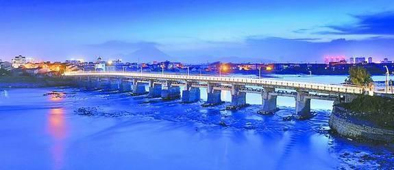 A scenic view of Putian Ninghaiqiao