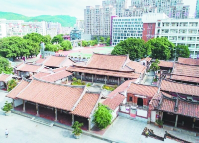 A scenic view of Putian Yuanmiaoguan Sanqingdian