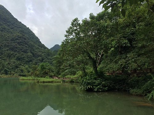 A scenic view of Qiannan Shuizu Muqun