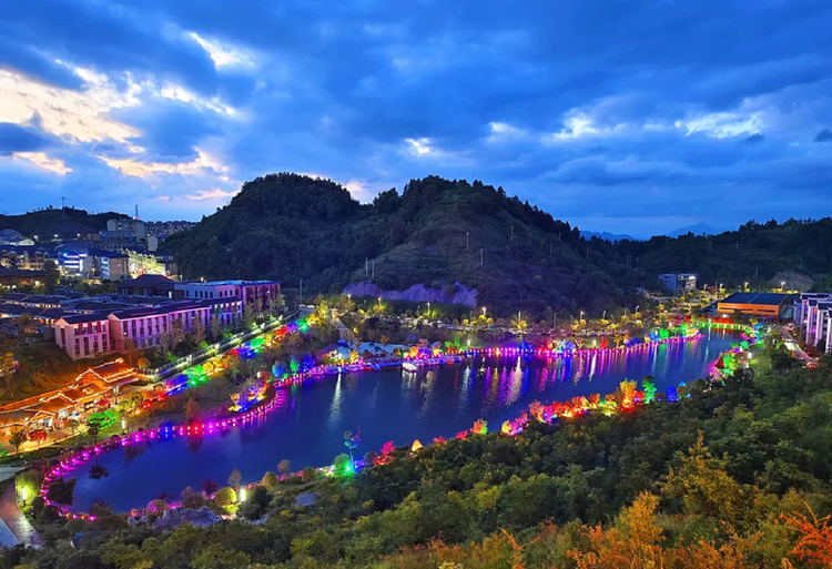 A scenic view of Qianxinan Jiaole Muqun