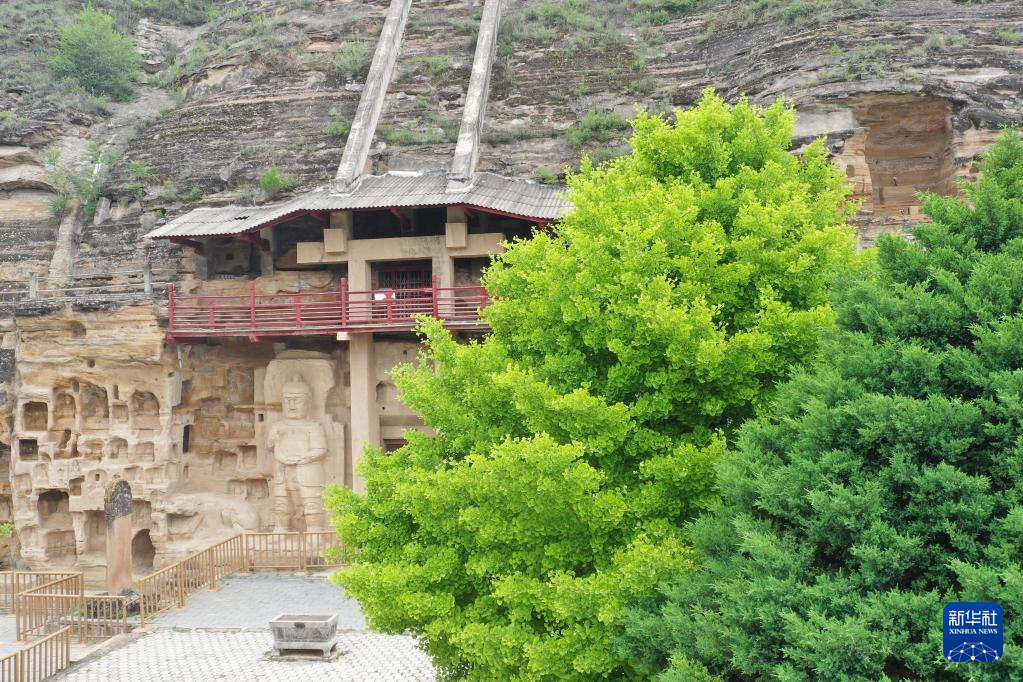 A scenic view of Qingyang Beishikusi