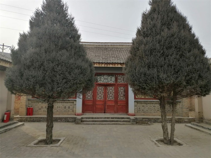 A scenic view of Qingyang Helianwan Shanganning Sheng Suweiai Zhengfu Jiuzhi