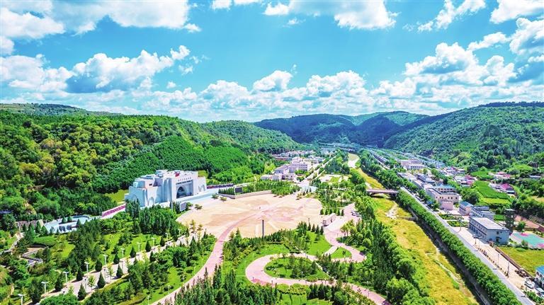 A scenic view of Qingyang Shanchengbao Zhanyi Jiuzhi