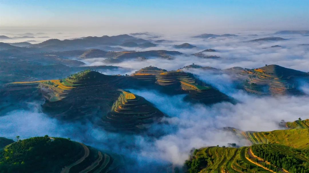 A scenic view of Qingyang Shijia Yucun Yizhi