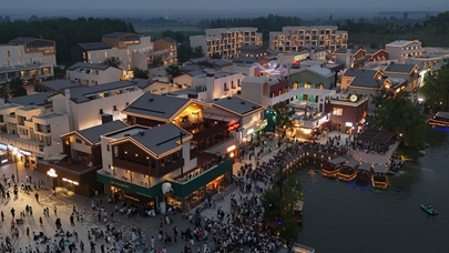 A scenic view of Qinhuangdao Beidaihe Modern Architecture