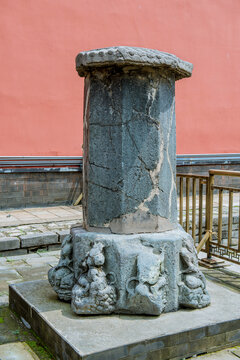 A scenic view of Qinhuangdao Dafo Ding Zunsheng Dharani Sutra Pillar