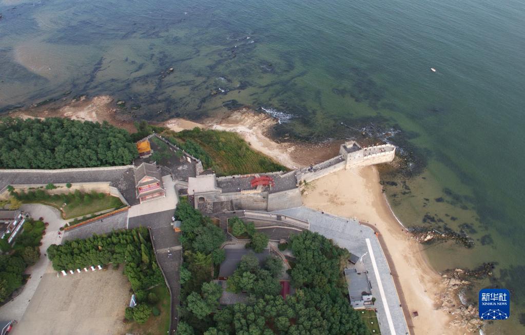 A scenic view of Qinhuangdao Great Wall Shanhaiguan