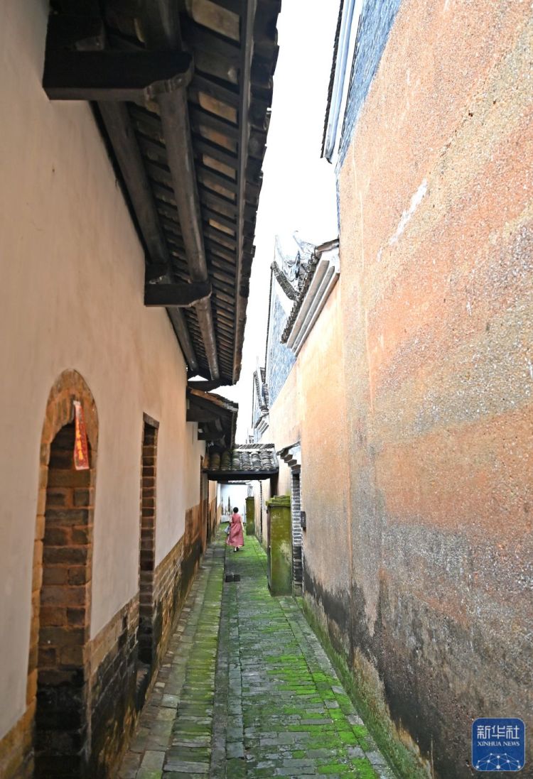 A scenic view of Qinzhou Dalucun Gujianzhuqun