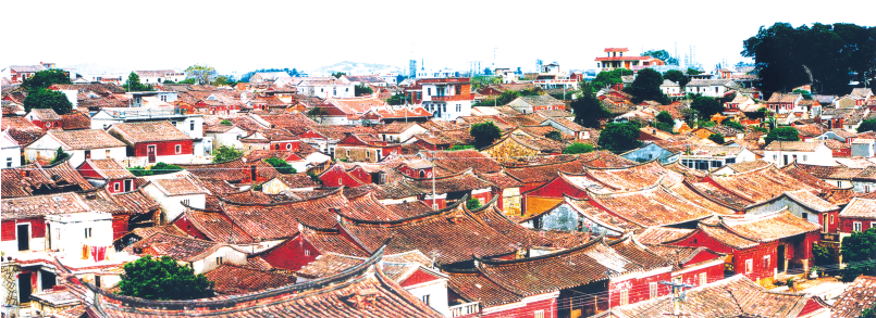A scenic view of Quanzhou Quangang Tukengcun Gu Jianzhuqun