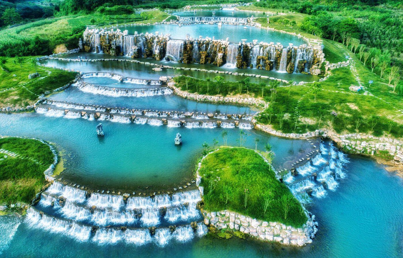 A scenic view of Qujing Dahe Yizhi