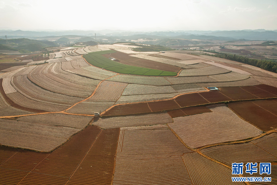 A scenic view of Qujing Dahe Yizhi