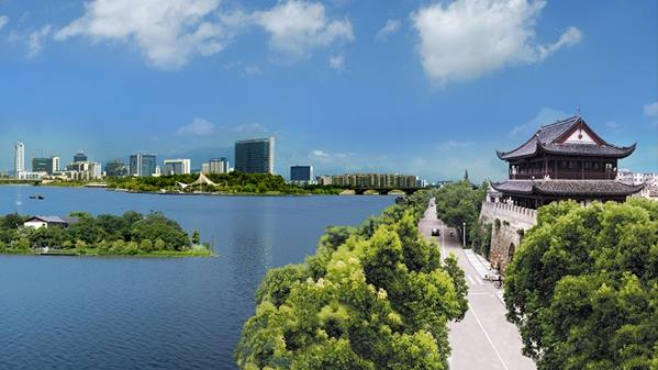A scenic view of Quzhou Xiaonanhai Shishi
