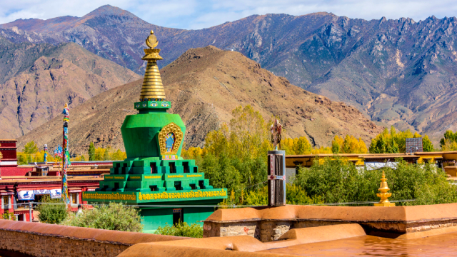 A scenic view of Rikaze Chamuqin Muqun
