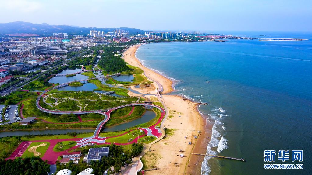 A scenic view of Rizhao Hangtou Yizhi
