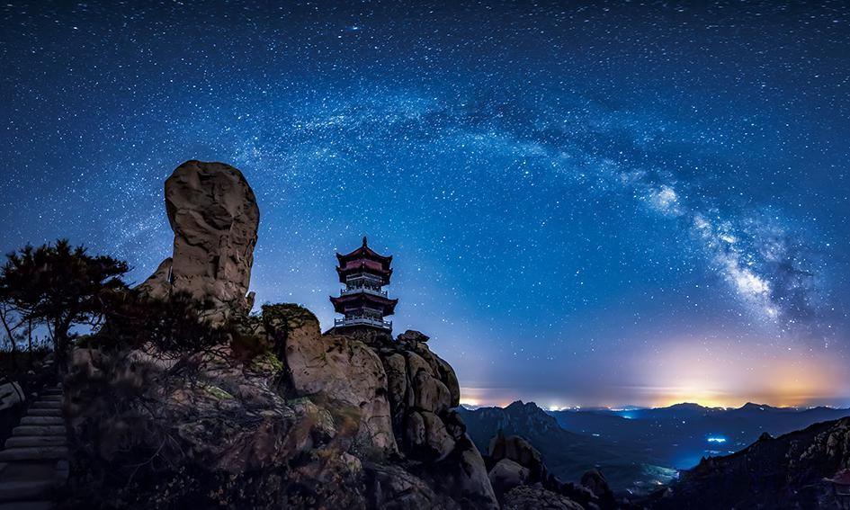 A scenic view of Rizhao Liangcheng Yizhi
