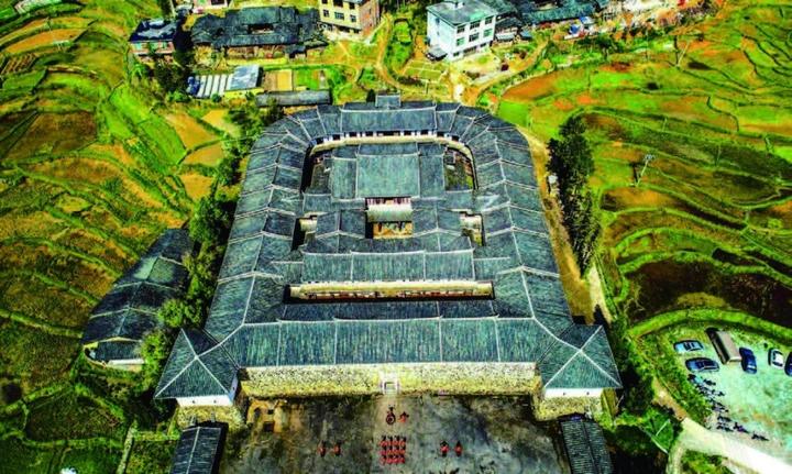 A scenic view of Sanming Anzhenbao