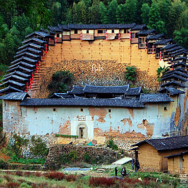 A scenic view of Sanming Datian Tubaqun