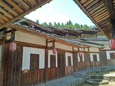 A scenic view of Sanming Shuimei Tubaqun
