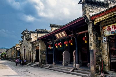 A scenic view of Sanming Taining Shangshudi Jianzhuqun