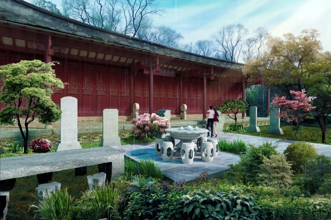 A scenic view of Sanming Zhengshunmiao