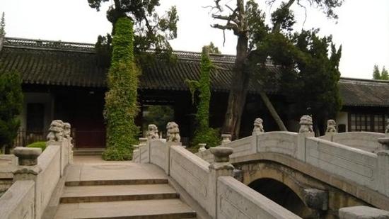 A scenic view of Shanghai Jiading Kongmiao