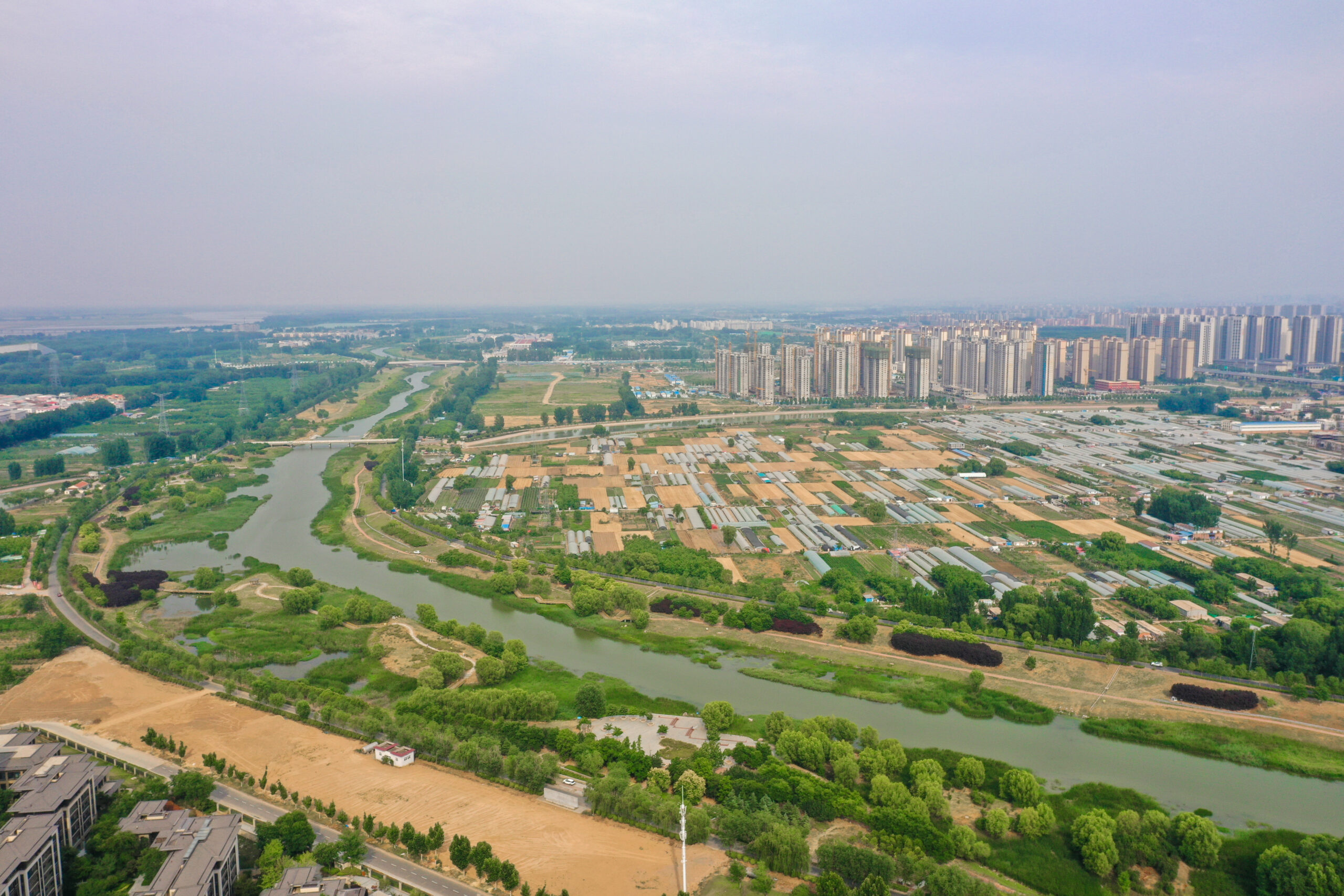 A scenic view of Shangqiu Dayunhe Shangqiuduan