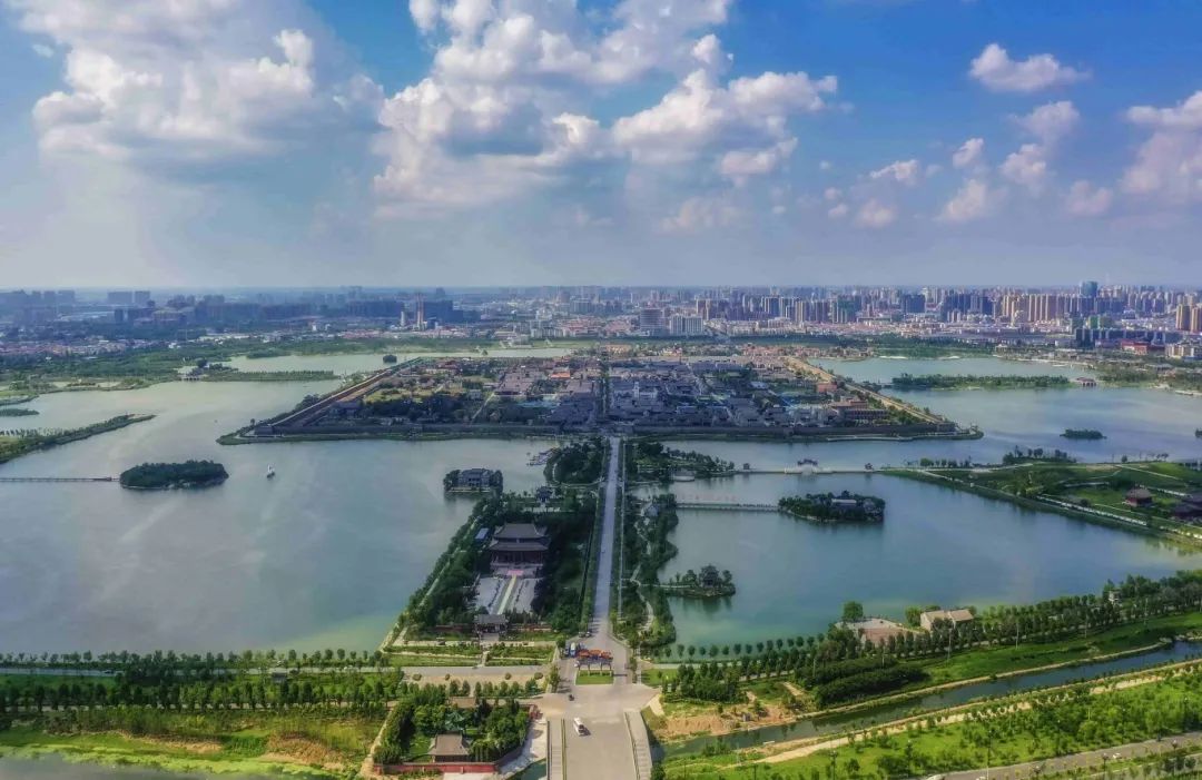 A scenic view of Shangqiu Songguogucheng