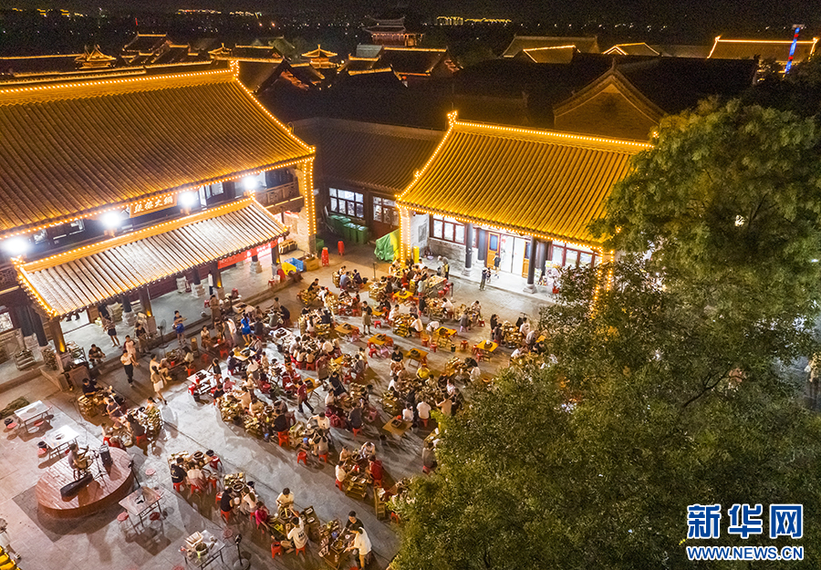 A scenic view of Shangqiu Zhechenggucheng