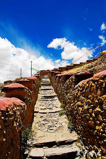 A scenic view of Shannan Jidui Tubo Muqun