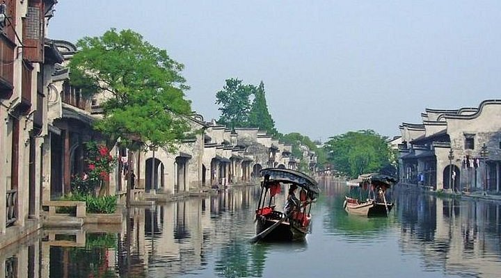 A scenic view of Shaoxing Chongrencun Jianzhuqun