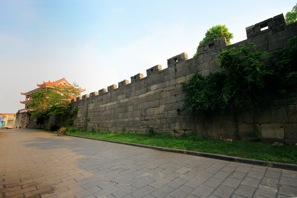A scenic view of Shaoyang Wugang Chengqiang