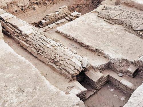 A scenic view of Shijiazhuang Dongyuan Ancient City Site