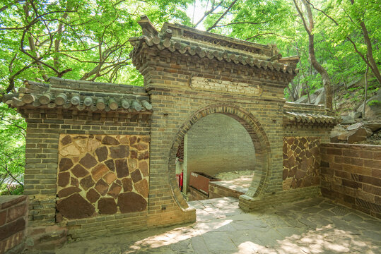 A scenic view of Shijiazhuang Fuqing Temple