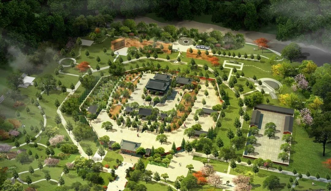 A scenic view of Shijiazhuang Fuxitai Site