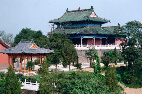 A scenic view of Shijiazhuang Fuxitai Site