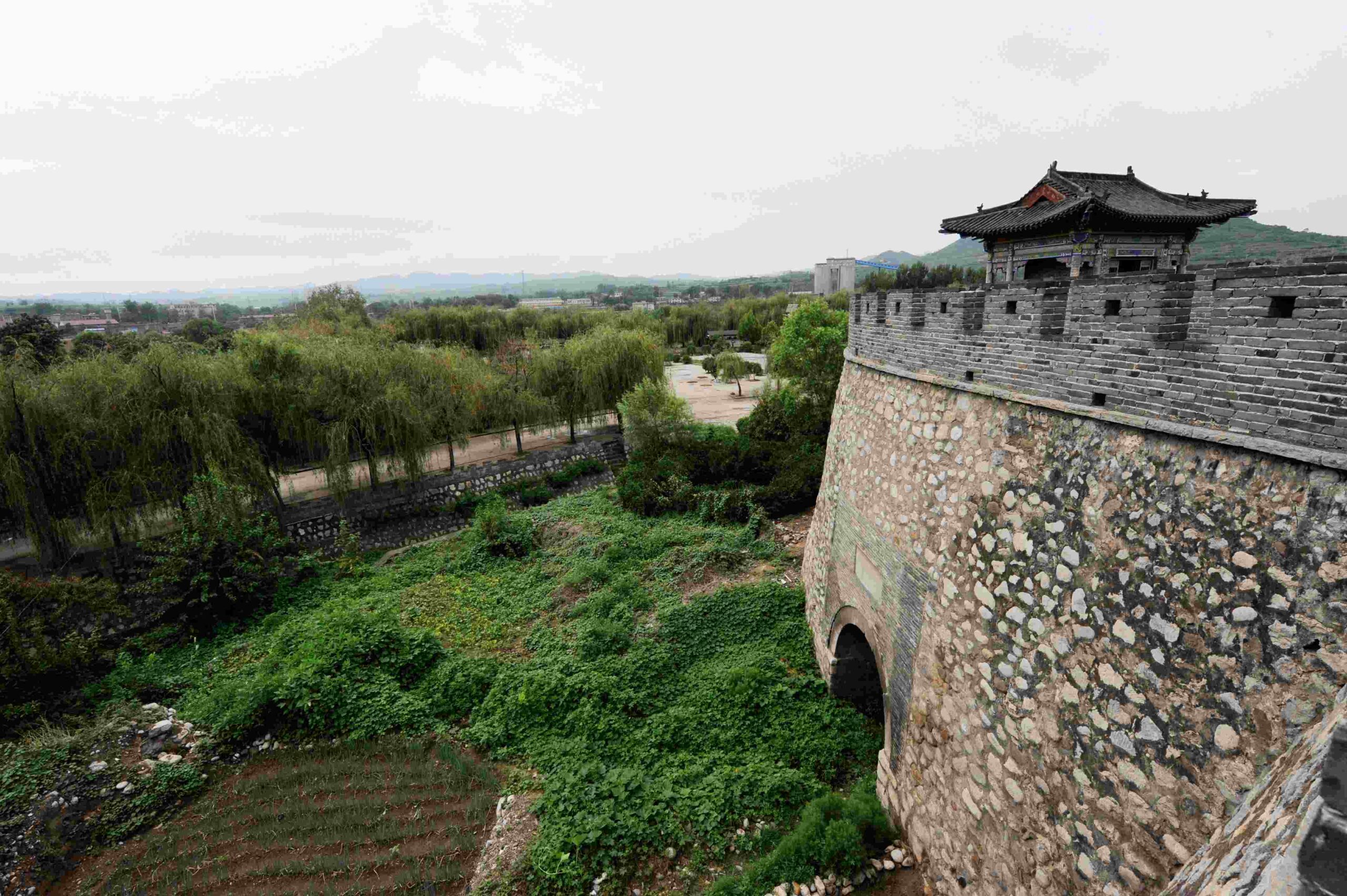 A scenic view of Shijiazhuang Gusong City Site