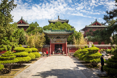 A scenic view of Shijiazhuang Longxing Temple