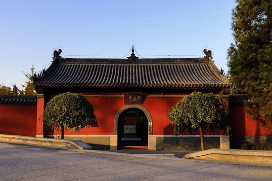A scenic view of Shijiazhuang Pilu Temple