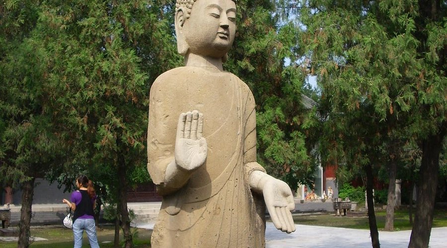 A scenic view of Shijiazhuang Pilu Temple