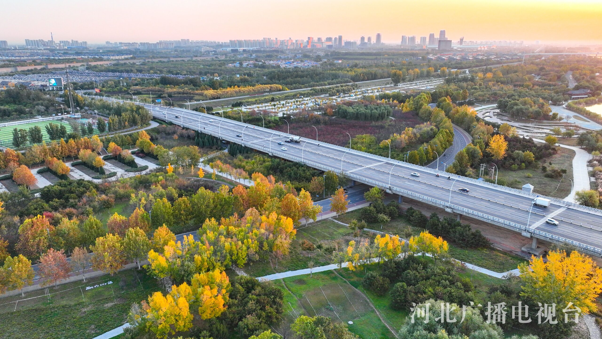 A scenic view of Shijiazhuang Taixi Site
