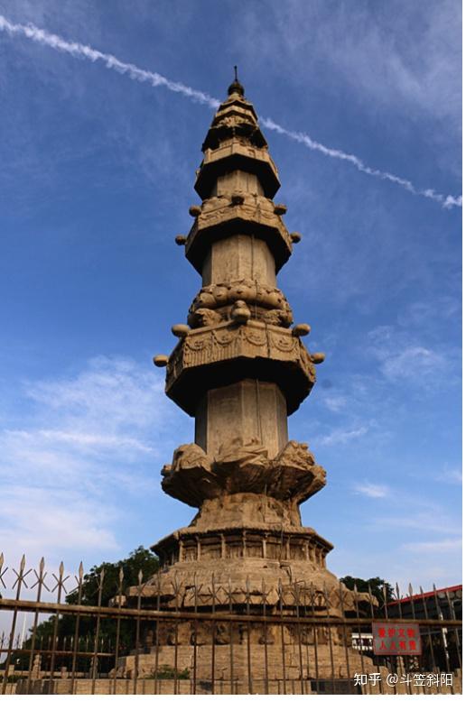 A scenic view of Shijiazhuang Zhaozhou Dharani Sutra Pillar