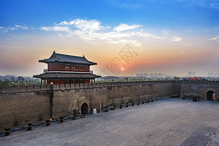 A scenic view of Shijiazhuang Zhengding City Wall