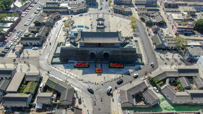 A scenic view of Shijiazhuang Zhengdingfu Confucian Temple