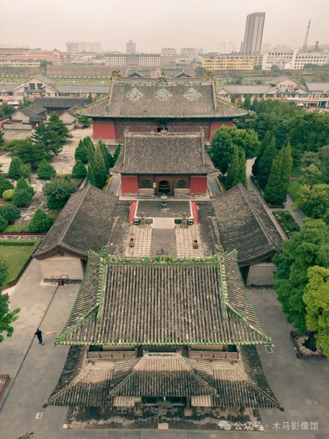 A scenic view of Shuozhou Chongfu Temple