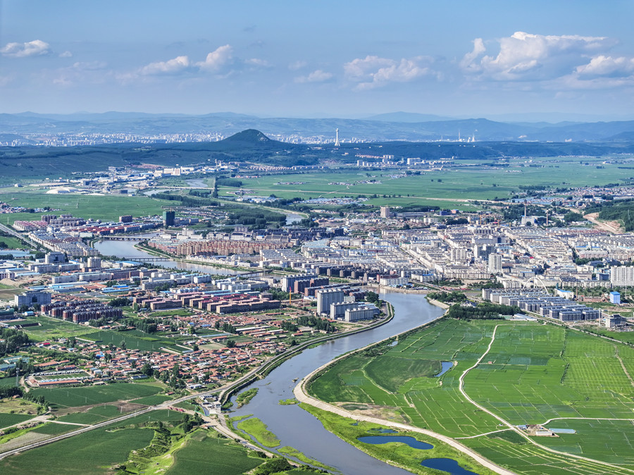 A scenic view of Siping Daqingshan Yizhi