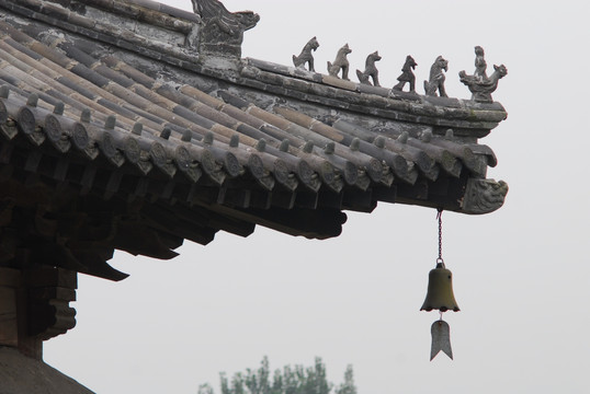 A scenic view of Suqian Longwangmiao Xinggong