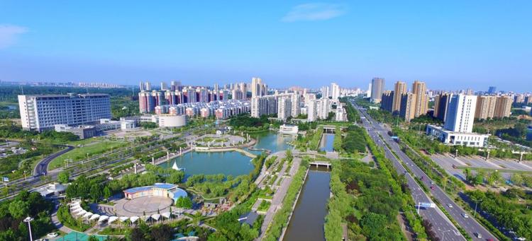 A scenic view of Suqian Xiaodian Qingdun Yizhi